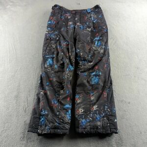 Columbia Titanium Omni-Tech Pants Youth 18/20 Black Blue Waterproof‎ Snow Ski